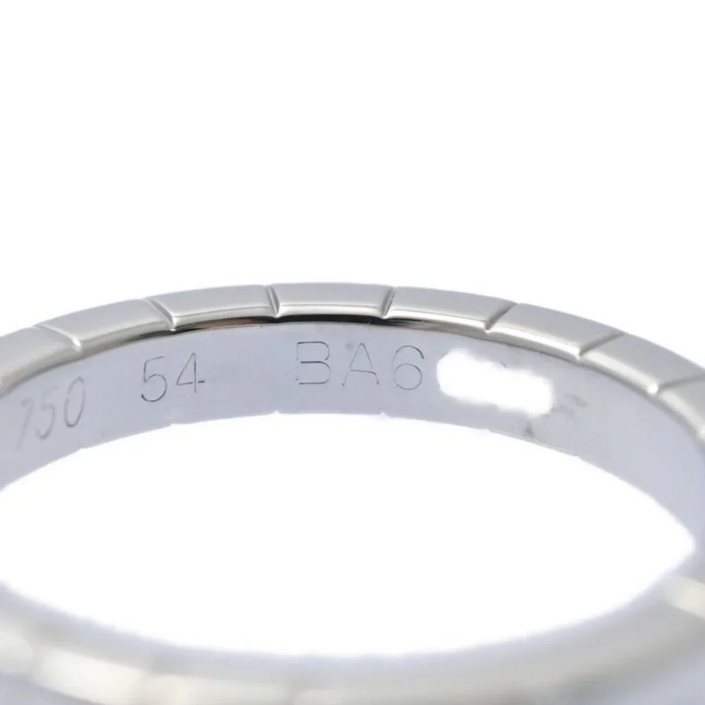 ★SOLD★ Cartier Lanier Ring 54 White Gold Wedding - Picture 8 of 11